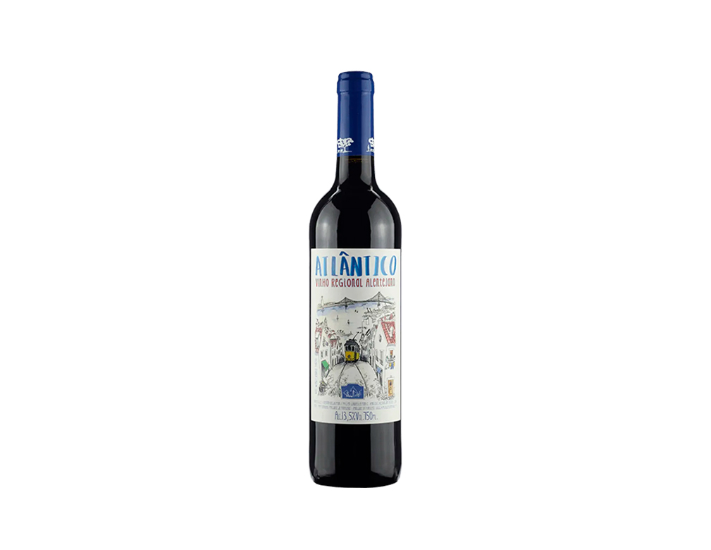 VINHO PORTUGUÊS TINTO SECO ATLÂNTICO 750 ML (CX 6 UN)